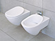 Ceramica Flaminia - ceramika łazienkowa, miski wc i bidety wiszące, kolekcja nowoczesna IO w kolorze białym lub czarnym #13