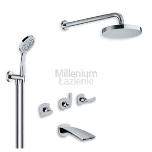 CRISTINA RUBINETTERIE Bollicine Bo113 Bateria wannowa