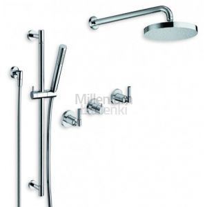 CRISTINA RUBINETTERIE Picche Elite Pl161 Zestaw prysznicowy