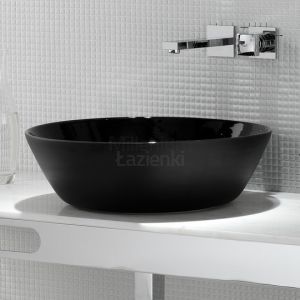 EXT Wet Umywalka nablatowa okrągła czarna