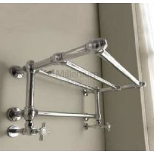 MIA ITALIA Shelf Grzejnik retro chrom, miedź, nikiel, złoto, brąz