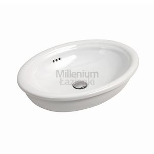 OLYMPIA CERAMICA Impero IMP4060001 Umywalka wpuszczana lub nablatowa