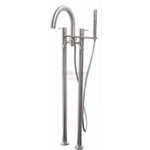 MGS MB507 Bateria wannowa podłogowa wolnostojąca stal nierdzewna