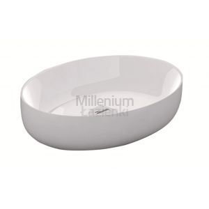 OLYMPIA CERAMICA Metamorfosi MET42O60 Umywalka blatowa owalna 55x42 cm