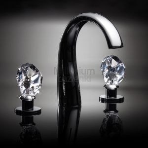 MAIER Iceberg 73005PI Bateria umywalkowa złota lub chrom Swarovski