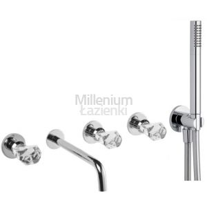 MAIER Iceberg 73314 Bateria wannowa podtynkowa Swarovski