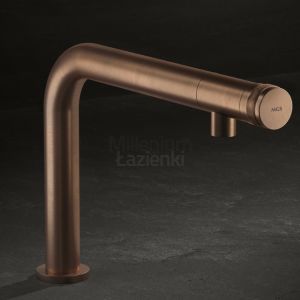 MGS ER237 Bateria umywalkowa złoty różowy rose gold