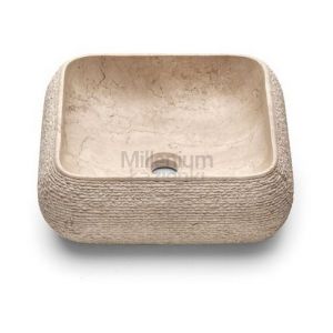 THE BATHCO Domed 00610 Umywalka z kamienia blatowa loftowa