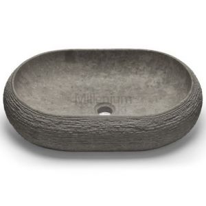 THE BATHCO Domed 00613 Umywalka z kamienia blatowa owalna