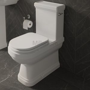 BURLINGTON Riviera Miska wc kompaktowa retro vintage stylizowana